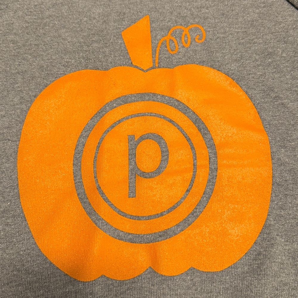 Pure Barre Cropped Pumpkin Sweatshirt - Picture 3 of 3